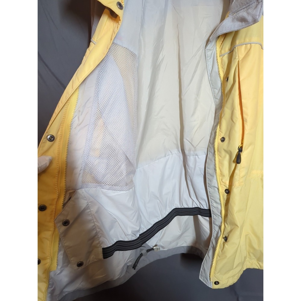 COLUMBIA CHALLENGE SERIES Ski Snowboarding Jacket Women's Large Yellow Gray VTG - Picture 15 of 17